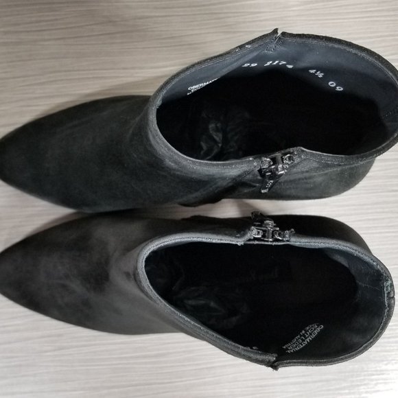 Paul Green Valerie Bootie, Black Suede, Womens Size 6.5 Right, 6 Left Mismatched - Picture 8 of 12